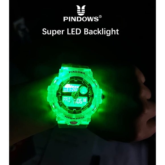 New Men Digital Watch for Men Watch Sports Watch Large Digital Analog - Picture 15 of 16